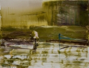 Žuvų šėrykla_Fish Feading place. 100x130, oil, canvas, 2015
