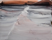 Balta riba_White Bound, 75x105 oil, canvas, 2014