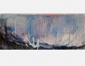 Balta,svytinti erdve tavyje _White Luminous Light Inside You, 20x450, author technique, 2013