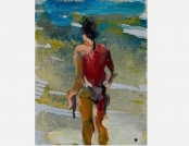 In(Batumi)20x14, oil, canvas, 2016