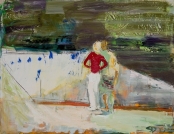Naujakuriai_New Setllers,75x105,oil, canvas, 2015