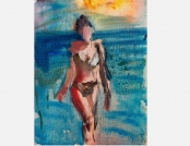 Out(Batumi), 20x14, oil, canvas, 2016